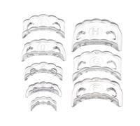 8 Pack Multifuntional Rings Size Adapters Soft Silicone Inserts Assorted Sizes Rings Adjusters for Various Rings Types