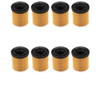 8-Pack Oil Filter Assembly with Seals Compatible with K3 and Rio 1.5L 1.6L Engines - Replaces Part Numbers 26350-2M000, 263502M000, 26350 2M000-X67A
