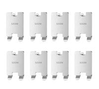 8 Pack Picture Hooks No Nails, Adhesive Picture Hooks with 16 No Nails Picture Hanging Strips, Stick On PictureHooks, Damage Free Hanging Hooks for Hanging Pictures, Frames, Wall Art, Home Decor