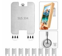 8 Pack Picture Hooks No Nails, Heavy Duty Adhesive Picture Hangers