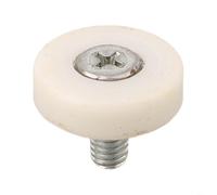 8 Pack Plastic Drawer Pulley Wheels M6 White Nylon(22mm)