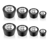 8 Pack Pool Winterising Plugs Set, Heavy Duty Rubber Expansion Bungs for Inground & Above Ground Pools, 4 Sizes (25/32/38/51mm) for Return Lines, Skimmers & Pipe Pressure Testing