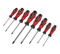 8 PACK Premium S2 STEEL Soft Grip Screwdriver Set TRX Star Security Various Size