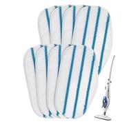 8 Pack Pur Steam Mop Pads Compatible with PurSteam ThermaPro 10-in-1 and 211 Steam Mop Cleaner Microfiber Pur Steam Mop Replacement Pad Washable Reusable Steam Mop Pads for Steamer Floor Cleaning