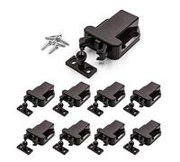 8 Pack Push Latch，Touch Latch Safe Push Latch，Rebound self-Locking Device，Open Catch Lock Drawer Cabinet Catch Touch Latch Cupboard Bedroom