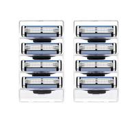 8 Pack Razor Blades for Gillette Mach 3,Men Compatible Mach3 Replacement | Razors Blade,Men's Manual Shaver Safety Refills Blads,Shaving with Three-Blades,for Mens Smooth Shave