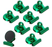8 Pack Refrigerator Magnets Fridge Magnets Magnetic Clips Perfect for Refrigerator Whiteboard Magnets Photo Displays Home School Use(Green)
