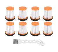 8 Pack Replacement Fabric Vacuum Filter，Compatible for Shark，ION W1 S87 Cordless Handheld Vacuum WV200, WV201, WV205, WV220.