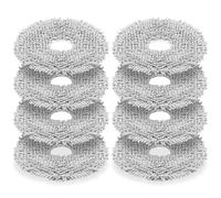 8 Pack Replacement Mop Pads Compatible with iRobot Roomba Plus 405 Combo / 505 Combo Robot Vacuum Cleaner, Reusable & Washable Microfiber Mop Cloth Refill