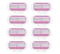 8 Pack Replacement Razor Blades for Gillette Venus ComfortGlide Extra Smooth 3 Layer Blade & Pivoting Head Washable Easy to Replace Glide for Body & Sensitive Skin for Beach Party Summer Pink