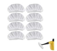 8 Pack Replacement Steam Cleaner Pads,Universal Steam Cleaner Accessories,Reusable Microfiber Steam Cleaner Attachments for Bissell,Dupray,PurSteam,Comforday,Karcher