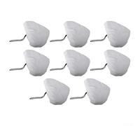 8 Pack Reusable Microfiber Pads for Steam Mop Triangle | 8 pack value, reusable design, machine washable at 40C, fits triangular mops, deep cleaning power