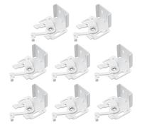 8 Pack Roman Blind Fitting Brackets for 25mm Top Rail, Heavy Duty Sturdy Metal Mounting Clips Top Fixing, Vertical Blind Face Venetian Fix Brackets for Installation and Repair