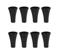 8 Pack Rubber Cap Silicone Tips Replacement Parts Piece,Silicone Cap Sets,Mobile Phone Holder Rubber Tips Fits for Ram X-Grip Mounts,Non-Slip Phone Holder Accessories for Device Protection (8 Black)
