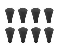 8 Pack Rubber Tips Compatible with Ram Mount X-Grip, Replacement Silicone Caps for Motorcycle Phone Holder, Fits X-Grip IV UN7 UN10, High Friction Phone Mount Rubber Parts (Black)
