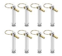 8 Pack S07070200 Tractor Top Link Pin Hitch Accessories kit for Top Link pin for use on Category 1 Tractor Hitch Replace 195589M1 AC339942