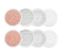8 Pack S6002UK S7201UK S7000 Shark Steam and Scrub Mop Pads Replacement for Shark Steam Mop,Resuable Washable Steam & Scrub All-in-One Cleaning Pads(4 Scrub Pads+2 Soft Pads+2 Heavy Duty Scrub Pads)