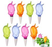 8 Pack Self Watering Spike,Plant Watering Globes Automatic Drip Irrigation Self-Watering Stakes Moist Roots for Indoor Outdoor Plants,Bird Shape