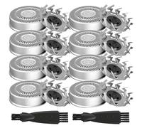 8 Pack Shaver Head Replacement Blade Compatible with Skull Shaver Pitbull Gold PRO, Pitbull Platinum PRO, Pitbull Silver PRO, Diamond PRO Shaver, Head Shavers for Bald Men