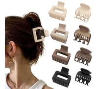 8 Pack Small hair clips women, stylish and durable claw clips designed for fine and thin hair, perfect accessories for everyday use and special occasions