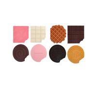 8 Pack Snack Themed Notepad Cookie Shaped Creative Notebooks Chocolate and Strawberry Scents Small Notepads Mini Portable Notebook