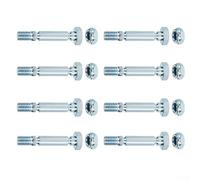 8-Pack Snow Blower Shear Pins for PowerSmart Two-Stage Models, 43.3mm Metal Replacement Bolts with Nuts, for 303160355P/303160355