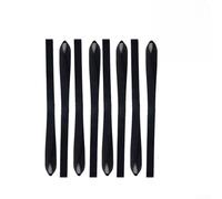 8 Pack Soft Loop Tie Down Straps Heavy Duty Nylon Ratchet Cargo for ATV UTV Motorcycle Snowmobile Dirt Bike Non Scratch Handlebar Tow Strap Set Black Orange Blue(Black)