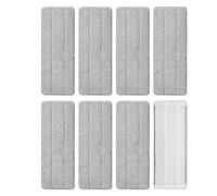 8 Pack Spray Mop Replacement Pads, Microfibre Mop Pads, Universal Fit for Most Spray Mops, Washable Adhesive Cleaning Pads for Daily Floor Maintenance