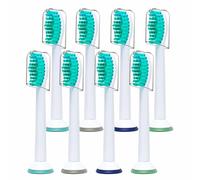 8 Pack Standard Replacement Toothbrush Heads for Philips Sonicare Electric Toothbrush Brush Heads Compatible with ProResults DiamondClean FlexCare...