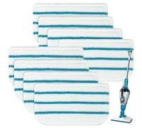 8 Pack Steam Mop Pads Replacement Compatible with Black+Decker Steam Mop SM1600, SM1610, SM1620, HSM13E1, HSMC1300FX, HSMC1321, HSMC1361SG SMP20 Black and Decker Steam Mop Pads for Floor Cleaning