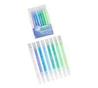 8 Pack Sustainable Gel Pencils Featuring Soft Hues Blendable Design Ergonomic Grip Suitable for Artists Students Eye Security Pencils