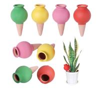 8 Pack Terracotta Self Watering Spikes Plant Watering Globes for Indoor Outdoor
