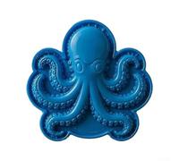 8-Pack Theme Hand For Pie Press Molds For Mini Pies | Reusable Plastic Baking Tools With 8 Sea Animal Shapes For Cookies Pastries, Blue, 8X8cm(fish 2)