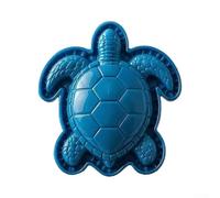 8-Pack Theme Hand For Pie Press Molds For Mini Pies | Reusable Plastic Baking Tools With 8 Sea Animal Shapes For Cookies Pastries, for Blue, 8X8cm(turtle)