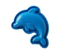 8-Pack Theme Hand For Pie Press Molds For Mini Pies | Reusable Plastic Baking Tools With 8 Sea Animal Shapes For Cookies Pastries, Blue, 8X8cm(fish)