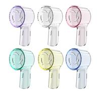 8-Pack Toothbrush Head Covers for Electric Toothbrush, Dustproof Hygienic Protective Caps, Compatible with iO Series Round Heads, Travel & Family Use, Reusable & Washable, Color for Easy ID