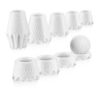 8-Pack TPU Unbreakable Golf Tees, Adjustable Height 1/4" to 2" for Indoor/Outdoor Use, Winter Turf, Home Practice, Golf Simulators & Driving Ranges - Flexible & Durable