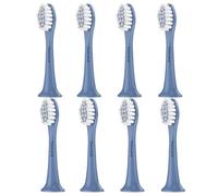 8 Pack TravLand Replacement Brush Heads Compatible with Suri Electric Toothbrush (Morning Waves, M)