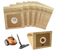 8 Pack Vacuum Cleaner Bags for Bush Model VCB35B15C1J7W-70 VYTRONIX RBC02 BC-402 BC-501 Argos Value VC-401 VC-402 3d Efficiency Paper Dust Bags Hoover Storage Bags Vacuum Cleaner Accessories
