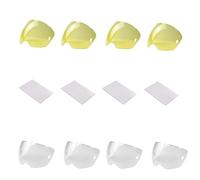 8 Pack Variety Lens Compatible with Sentinel A60 Welding Helmet,A60 Amber and Clear Front Cover Lens Pack,Outside Lens Replacement 0700600881;0700600880;0700600866