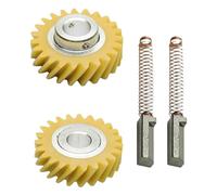 (8/Pack) W10380496 Carbon Brushes & W10112253 Mixer Worm Gear Replacement For Whirlpool & Kitchenaid Mixers Parts Number 4162897 4169830 Ap4295669