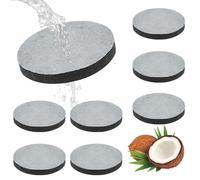 8 Pack Water Bottle Filter Discs Compatible for Brita Fill & Go Filter Bottles, Micro Disc Replacement Filter Compatible with Brita Water Bottle, Water Filter Discs Reduce Chlorine, Microparticles in