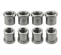 8 Pack Weld Nuts,5/16"-18 Weld-On Nut tabs,for Casters or Leveling Feet,Plenty of Meat for Welding (8, 5/16"-18)