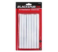 8 Pack White Radiator Pipe Sleeves Easy Cut 15mm Standard Pipe Fit DIY Home