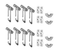 8 Pack Window Restrictor Locks Window Restrictor Hook Stainless Steel Child Lock Restrictor With Sc