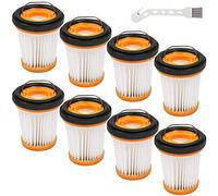 8 Pack WV201 Vacuum Filters Replacement for Shark Wandvac ION W1 S87 Cordless Handheld Vacuum WV200, WV201, WV205, WV220 Handheld Vacuum, 8 Pack Vacuum Filters, Compare to Part # XHFWV200