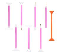 8 Packs 5D Diamond Art Pens Painting Embroidery Art Pen Accessories Correction Pen Drill Pen Tool for DIY Crafts Making Rhinestone Painting