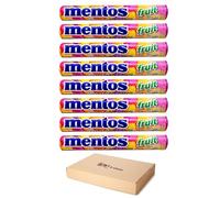8 Packs Mentos Fruit Flavored Chewy Dragees Refreshing Soft Candies Sold By VR Angel
