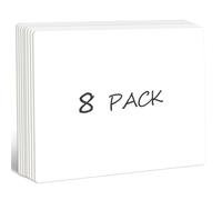 8 Packs Small Whiteboards, Double Sided Dry Erase Blank Board, Writable and Erasable White Board for Office, Home, Classroom, Math, Drawing (Each Measures 12” x 9”)