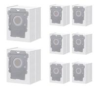 8 Packs Vacuum Bags for iRobot Roomba Clean Base i7, i7+, i8, i8+, i3, i3+, i4, i4+, i5, i5+ i6, i6+, j5, j5+, j6, j6+, j7, j7+, j8, j8+, s9, s9+, j9, j9+ Auto-empty Dirt Disposal Cleaners